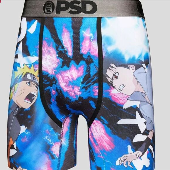 PSD Naruto vs. Sasuke Tie Dye Boxer Brief - Picture 1 of 8